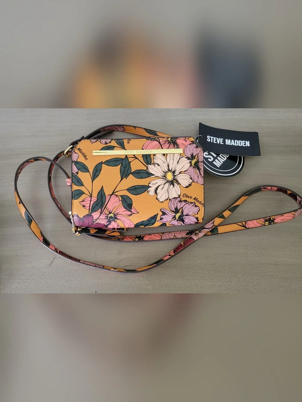 Steve Madden Floral Crossbody Bag NWT - Picture 2 of 7